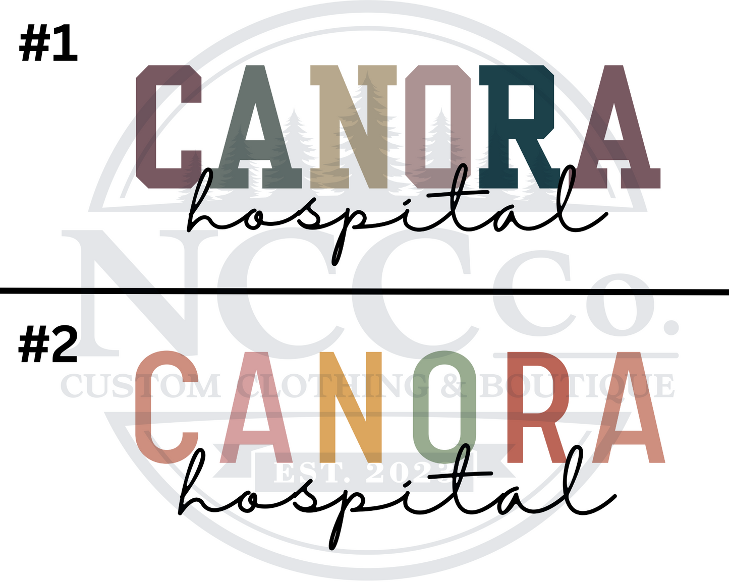 Canora Hospital - Centre Chest Designs