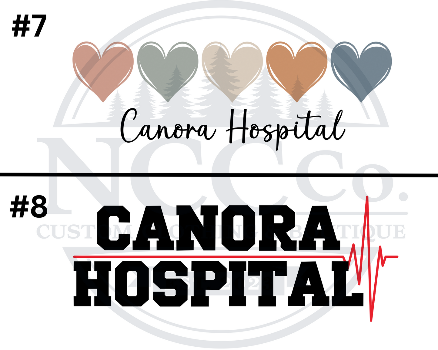 Canora Hospital - Centre Chest Designs