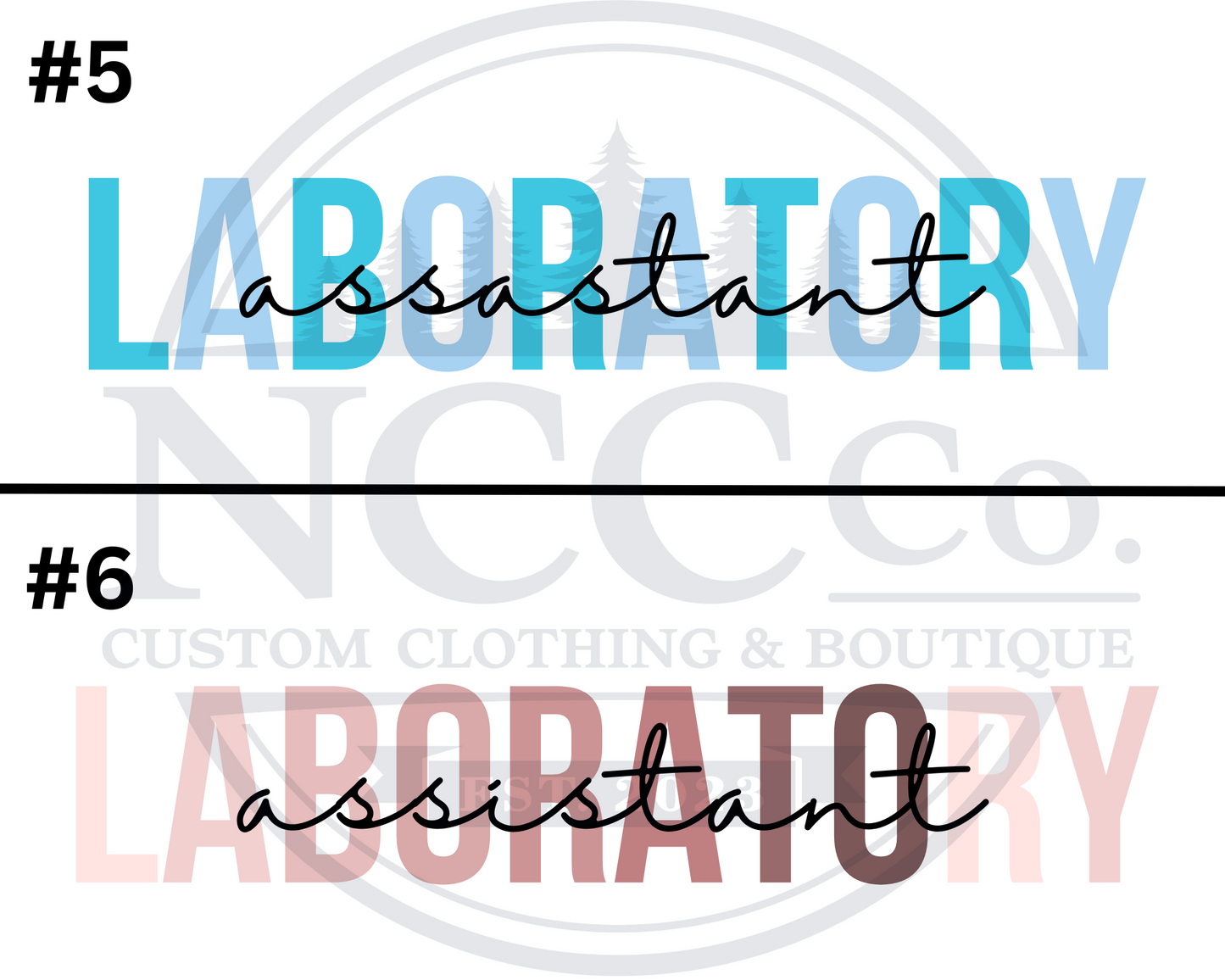 Lab Assistant - Centre Chest Designs