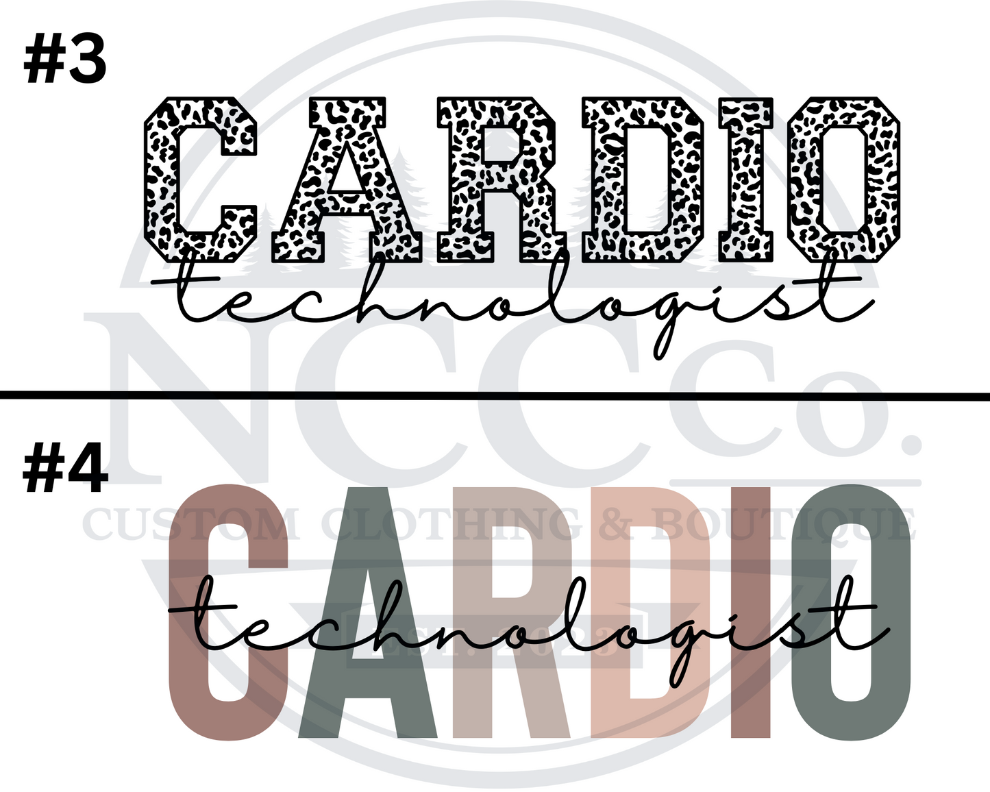 Cardio Tech - Centre Chest Designs