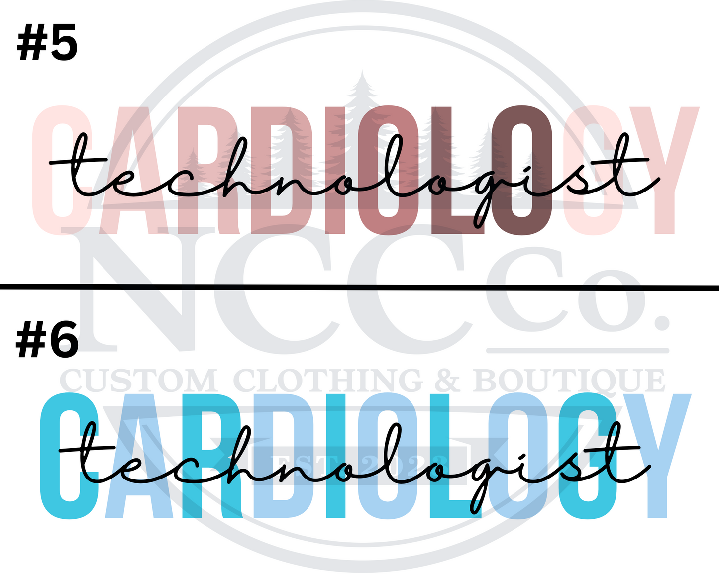 Cardio Tech - Centre Chest Designs
