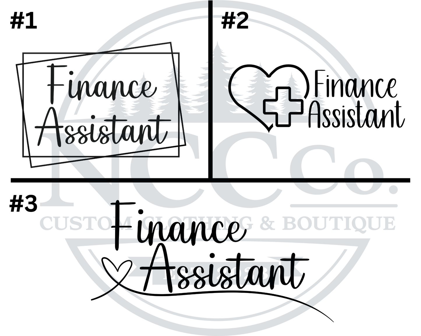 Finance Assistant - Left Chest Designs