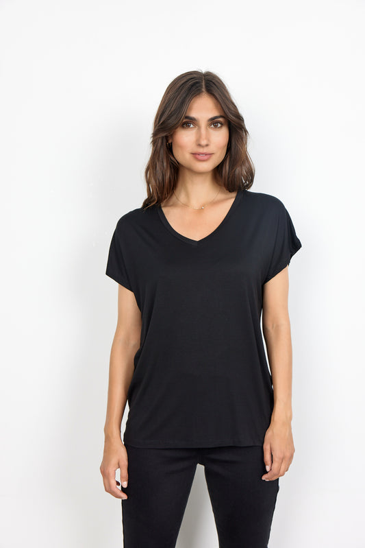 Marica Basic V-Neck - Black