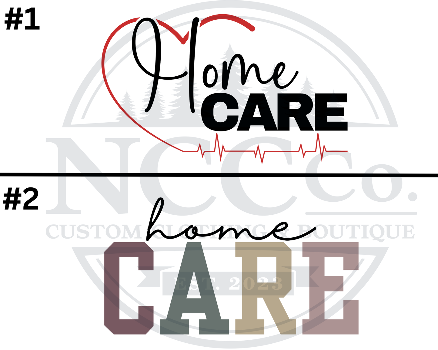 Home Care - Centre Chest Designs
