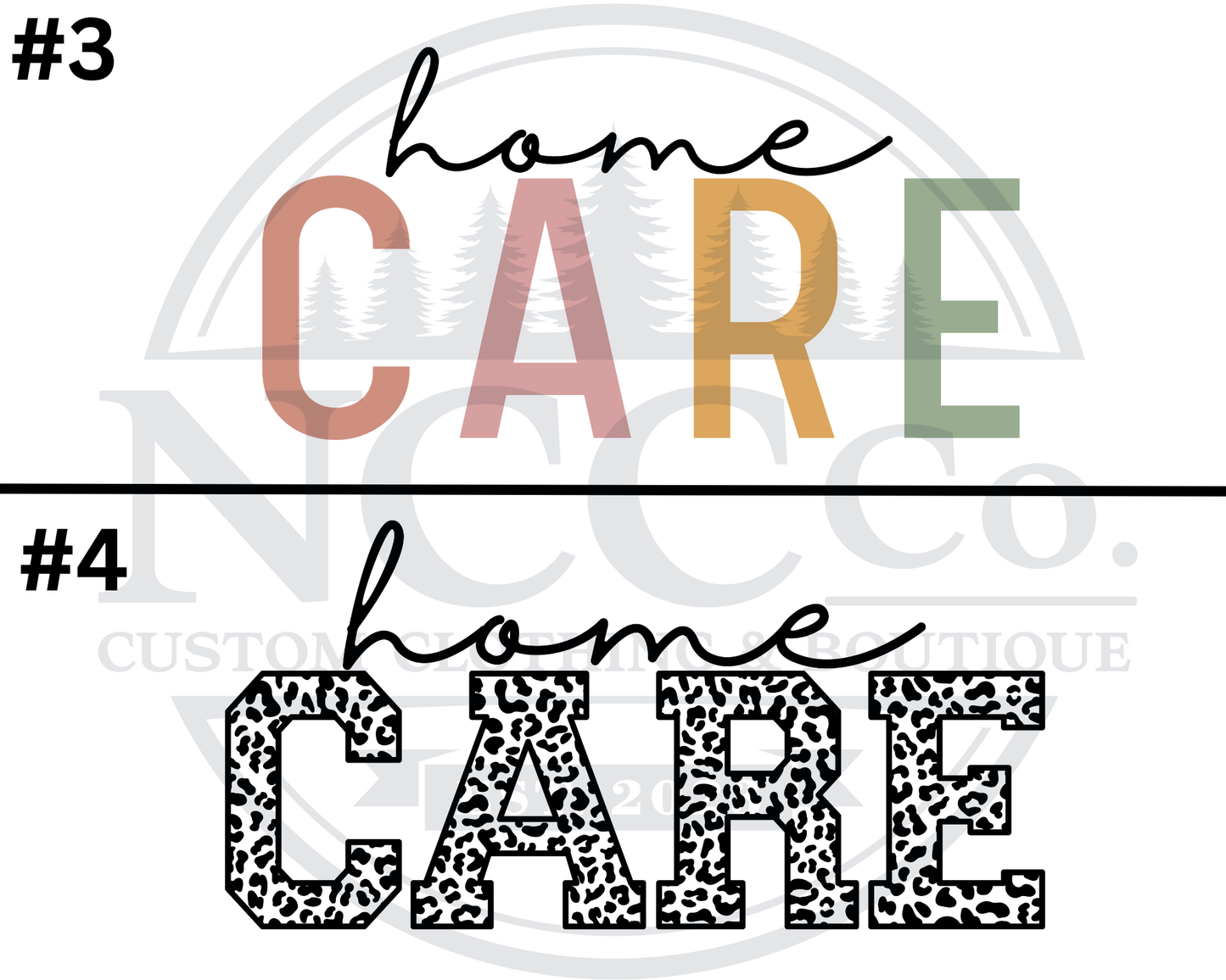 Home Care - Centre Chest Designs