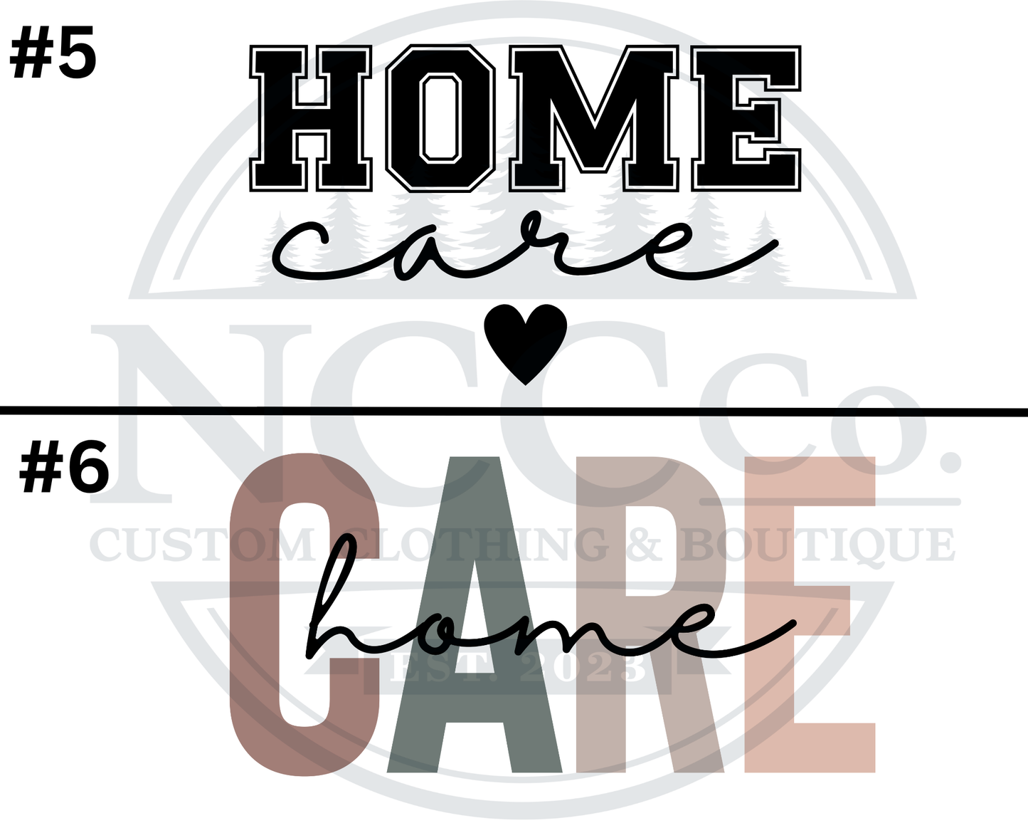 Home Care - Centre Chest Designs
