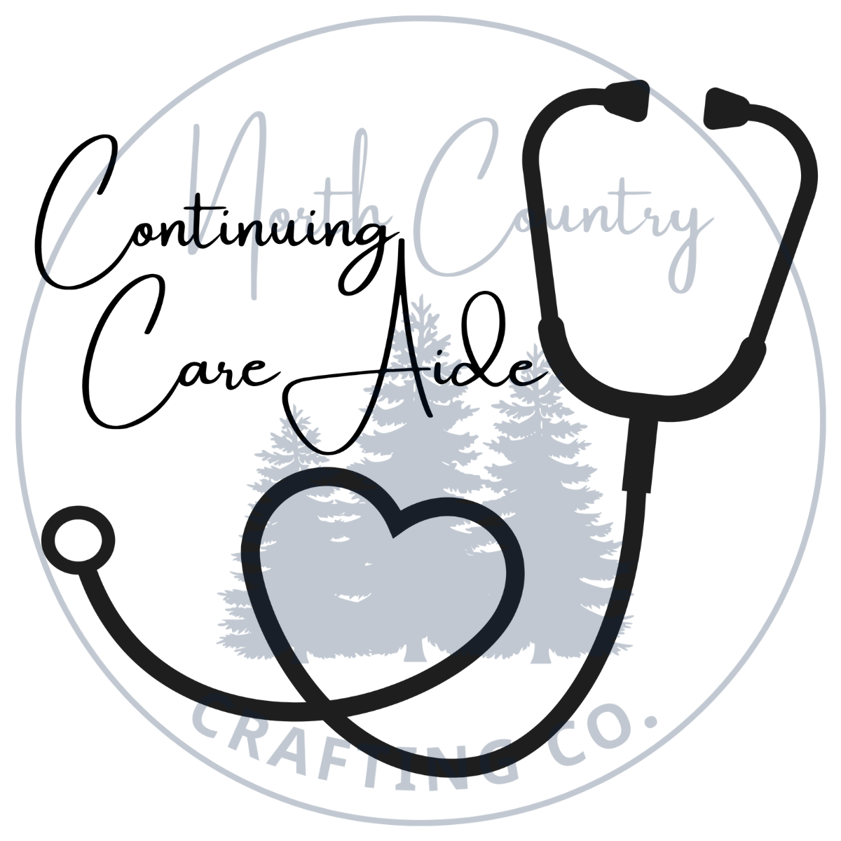 CCA Pocket Size Stethoscope Crewneck