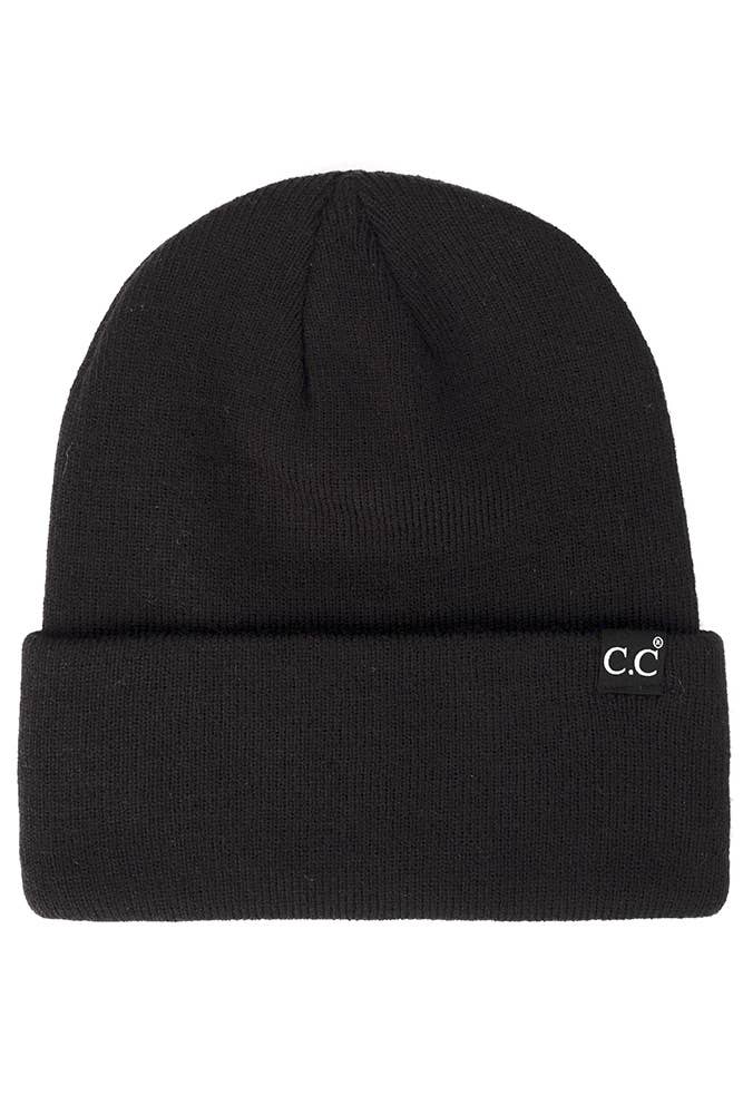 C.C Solid Cuff Toque