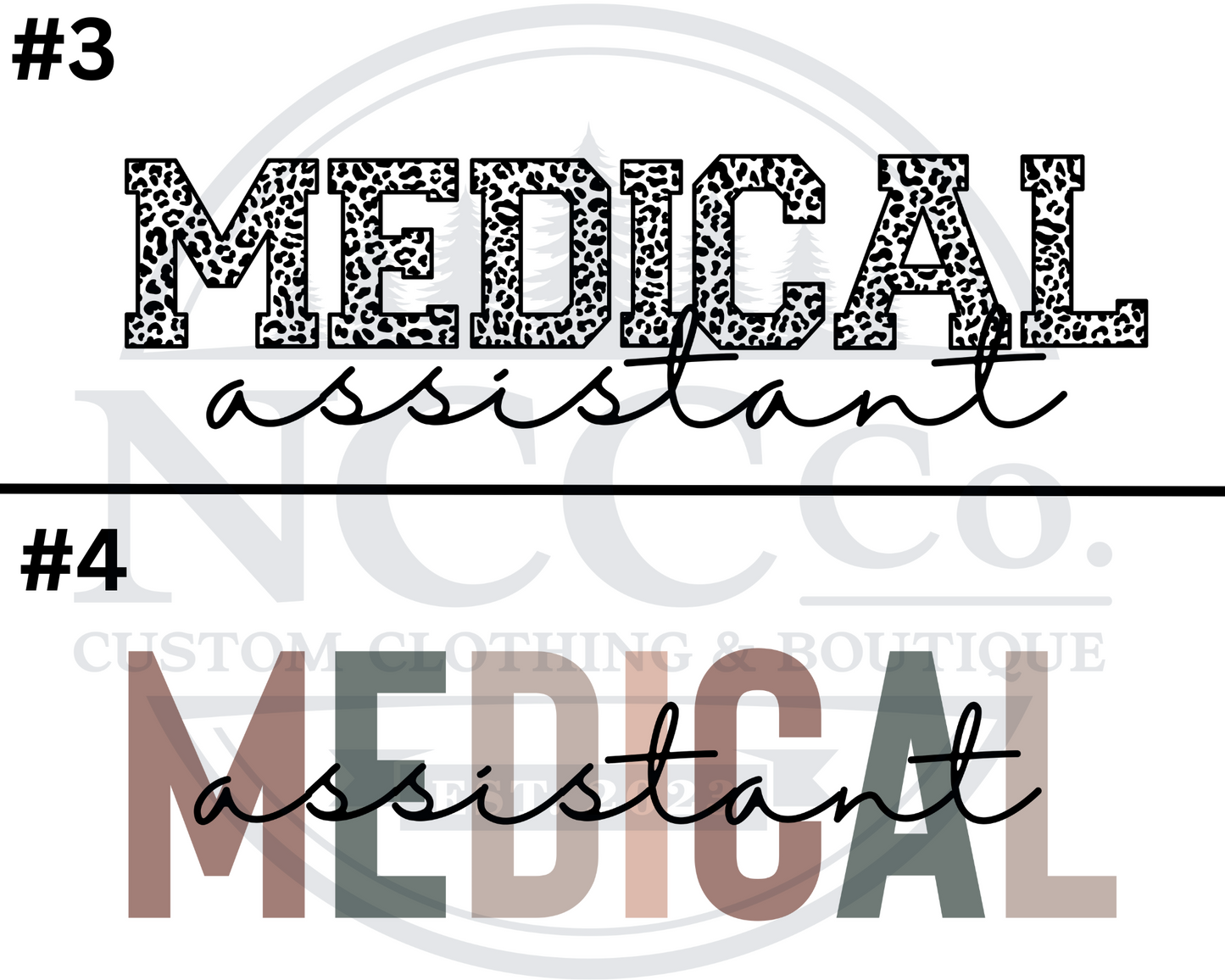 Medical Assistant - Centre Chest Designs