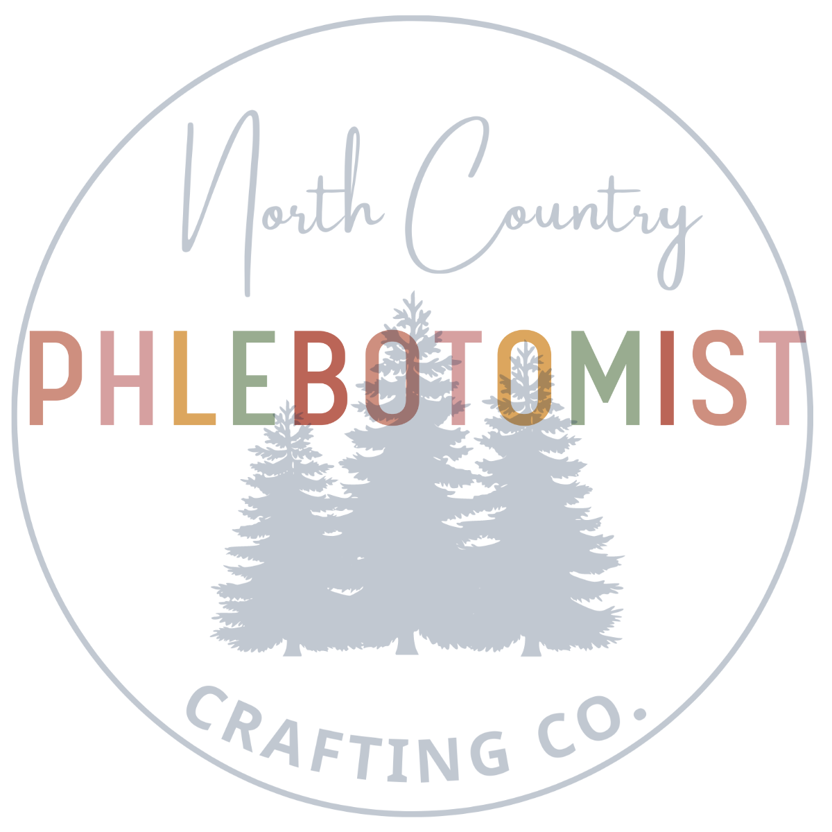 Phlebotomist Multicolour Crewneck