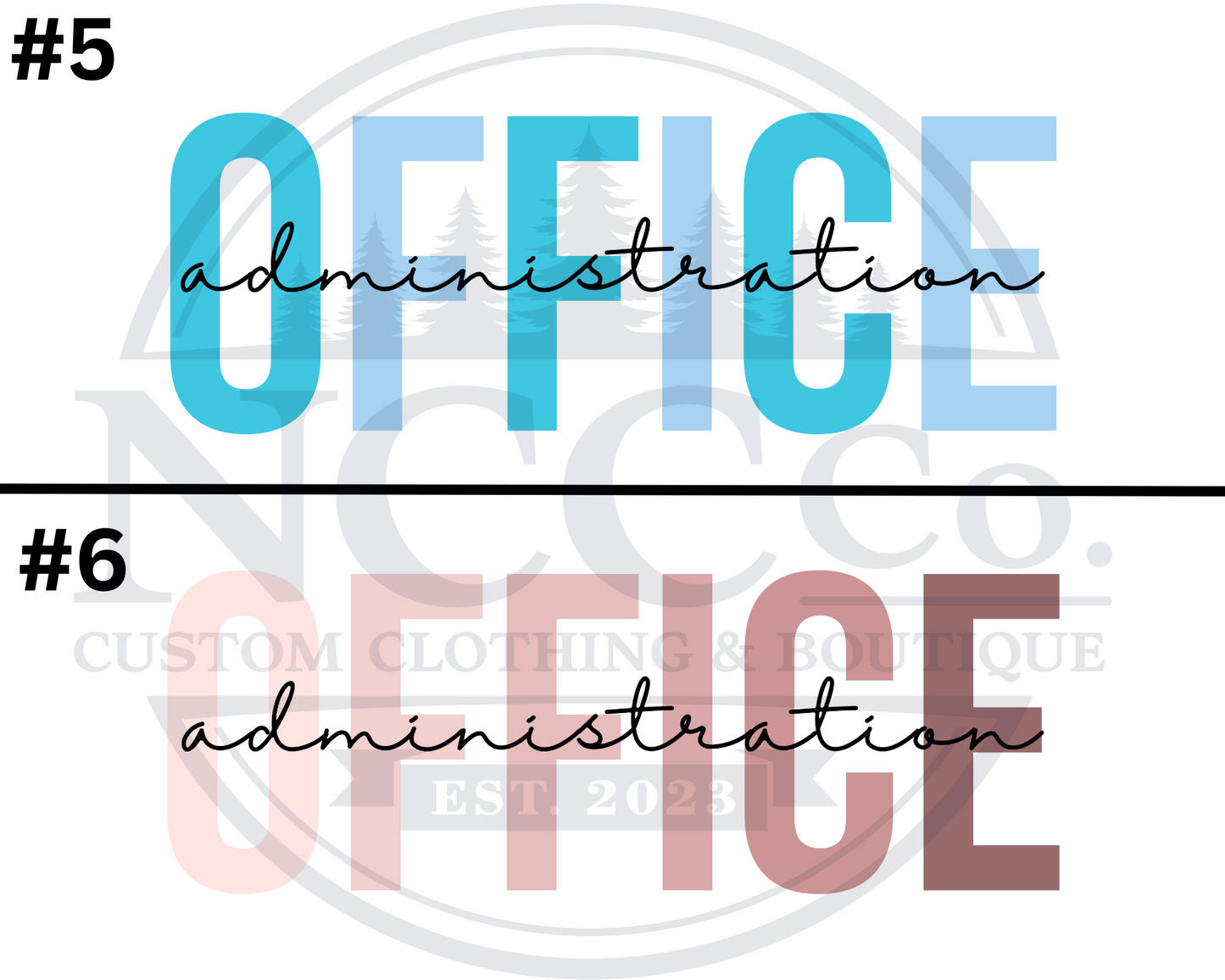 Office Administration - Centre Chest Designs