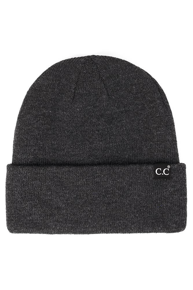 C.C Solid Cuff Toque