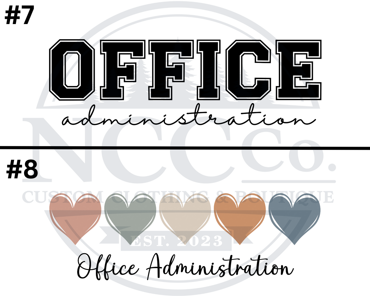Office Administration - Centre Chest Designs