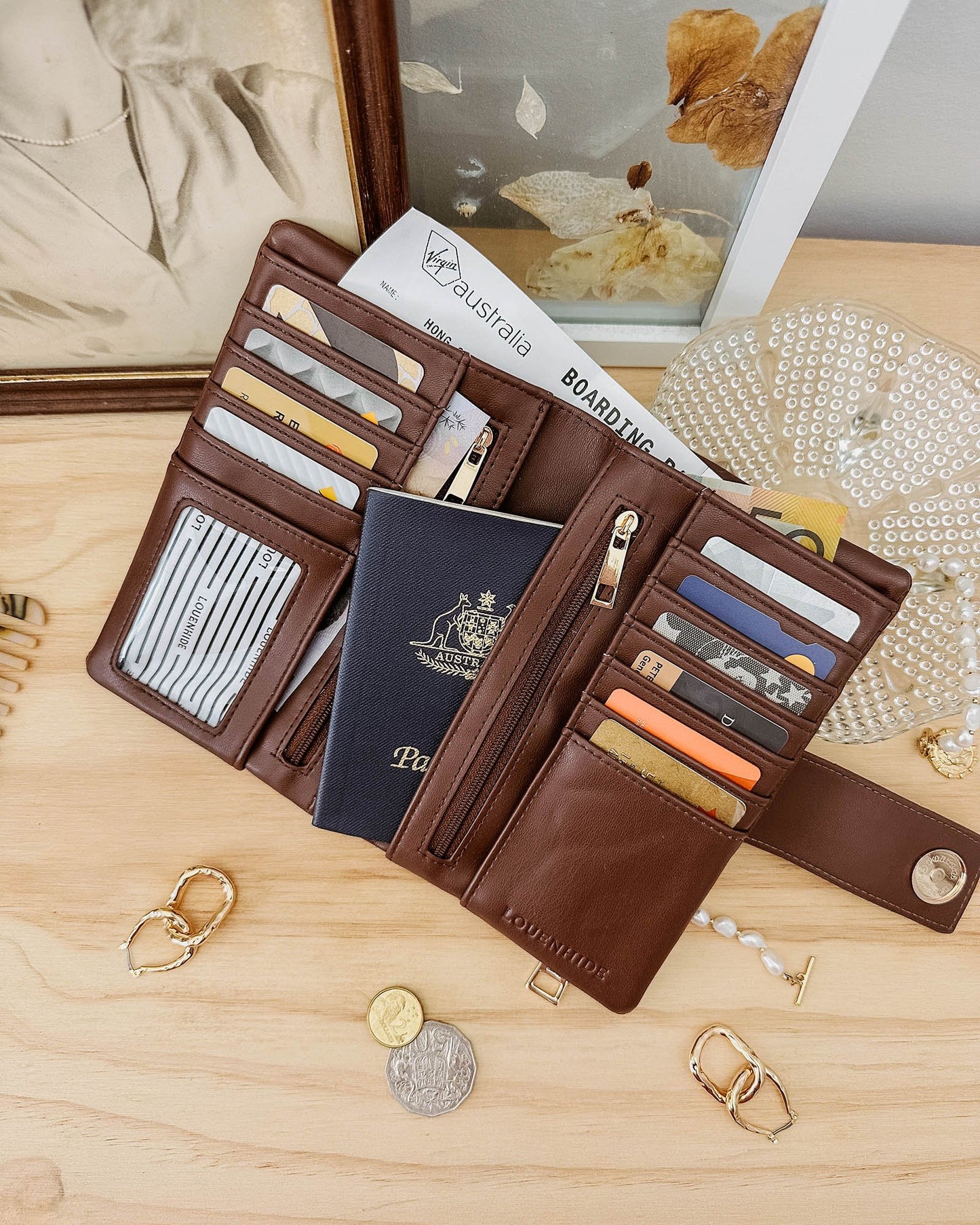 Bailey Wallet - Cocoa