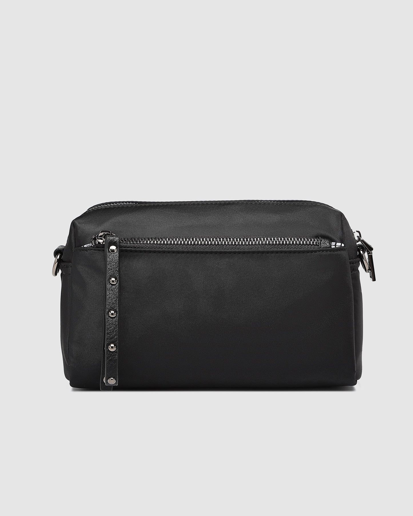 Rowie Nylon Crossbody Bag - Black