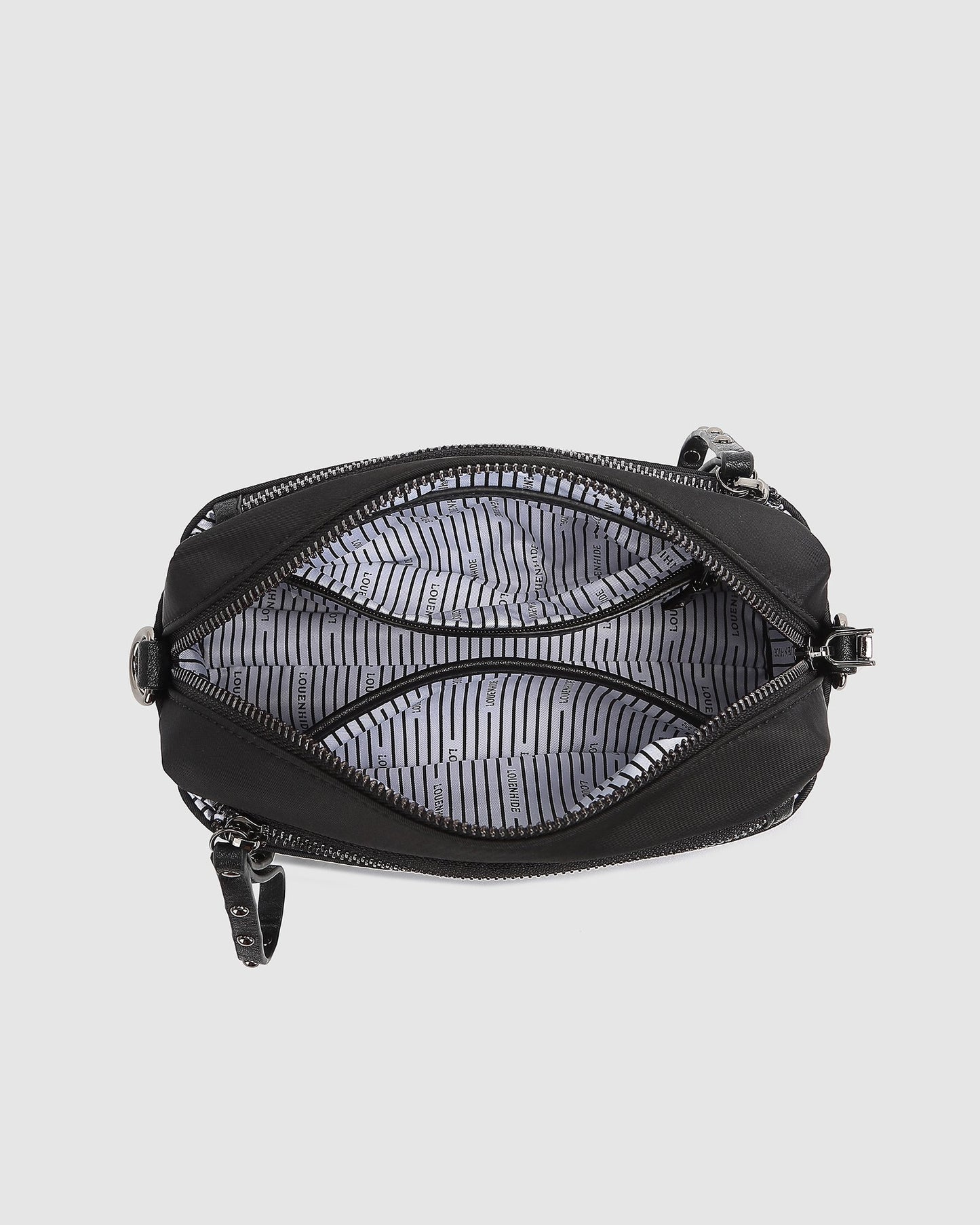 Rowie Nylon Crossbody Bag - Black