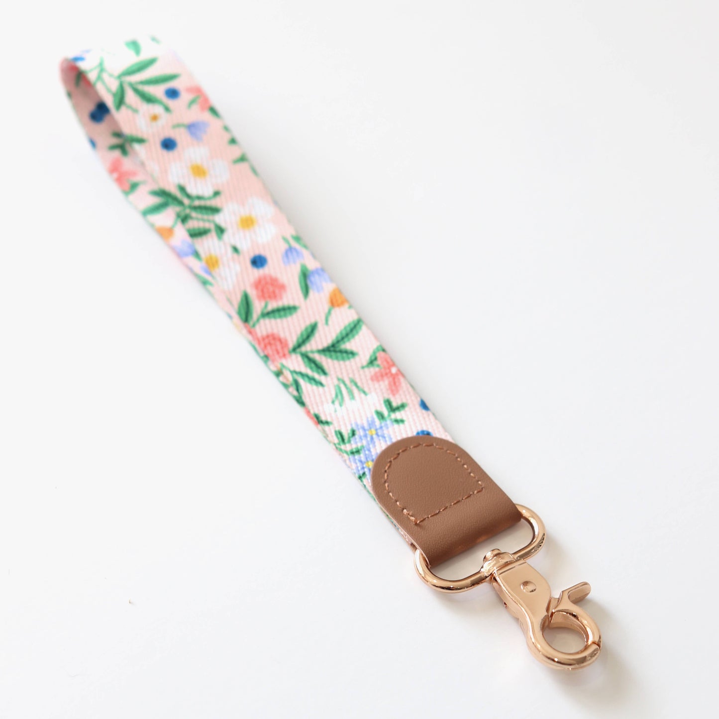 Pink Meadows Wristlet Lanyard