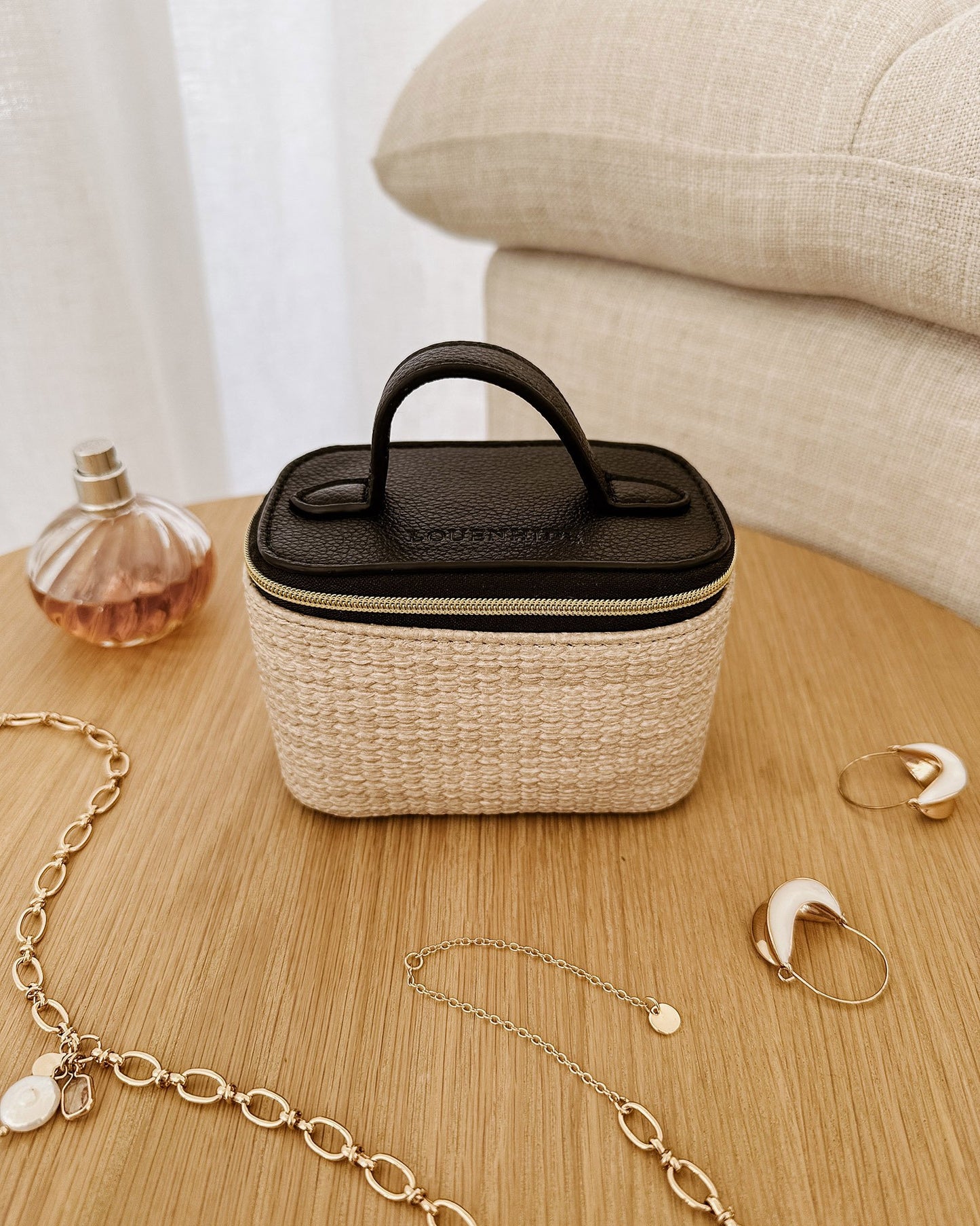 Trudy Jewelry Box - Natural Black