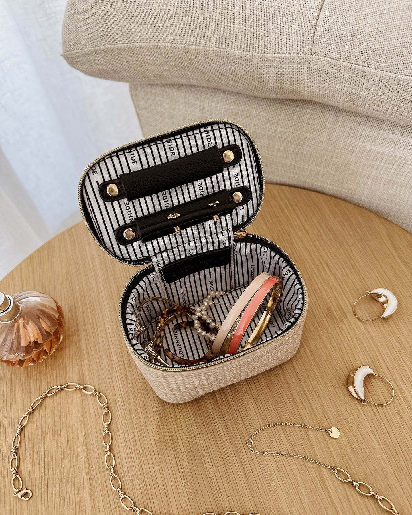 Trudy Jewelry Box - Natural Black