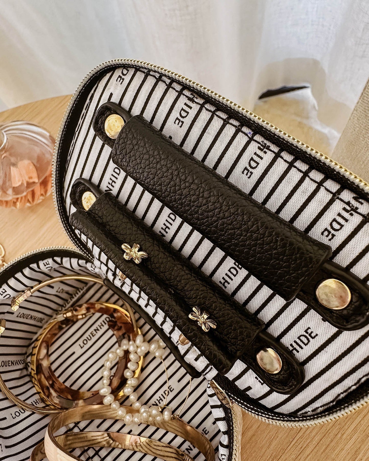 Trudy Jewelry Box - Natural Black