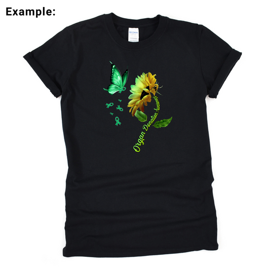 Butterfly & Sunflower Design - Unisex Adult
