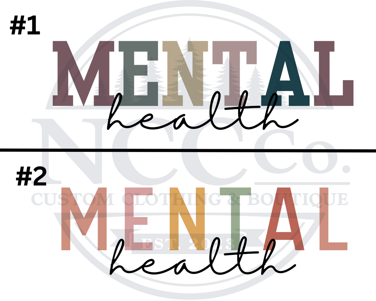 Generic Mental Health Centre Chest Designs