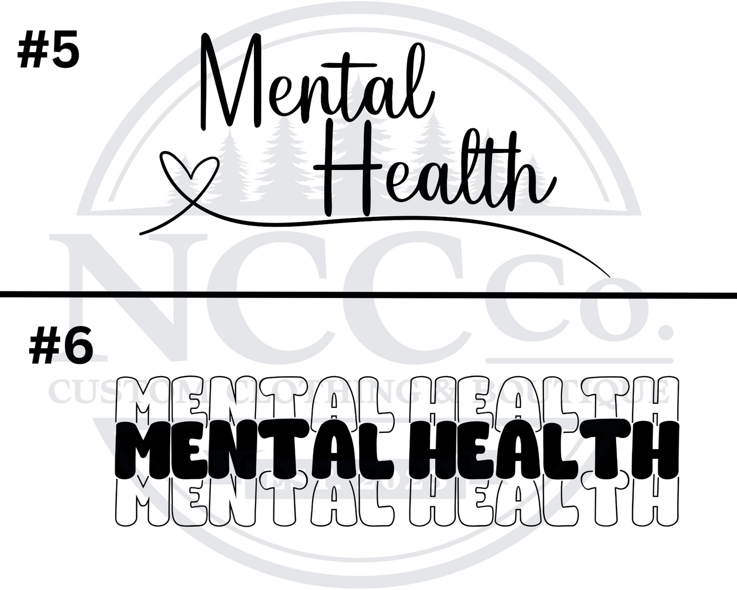 Generic Mental Health Centre Chest Designs