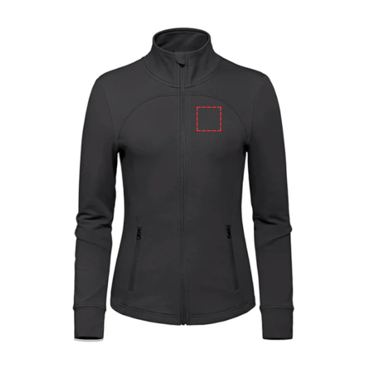 Ladies Full-Zip Warmup Jacket - Left Chest Design