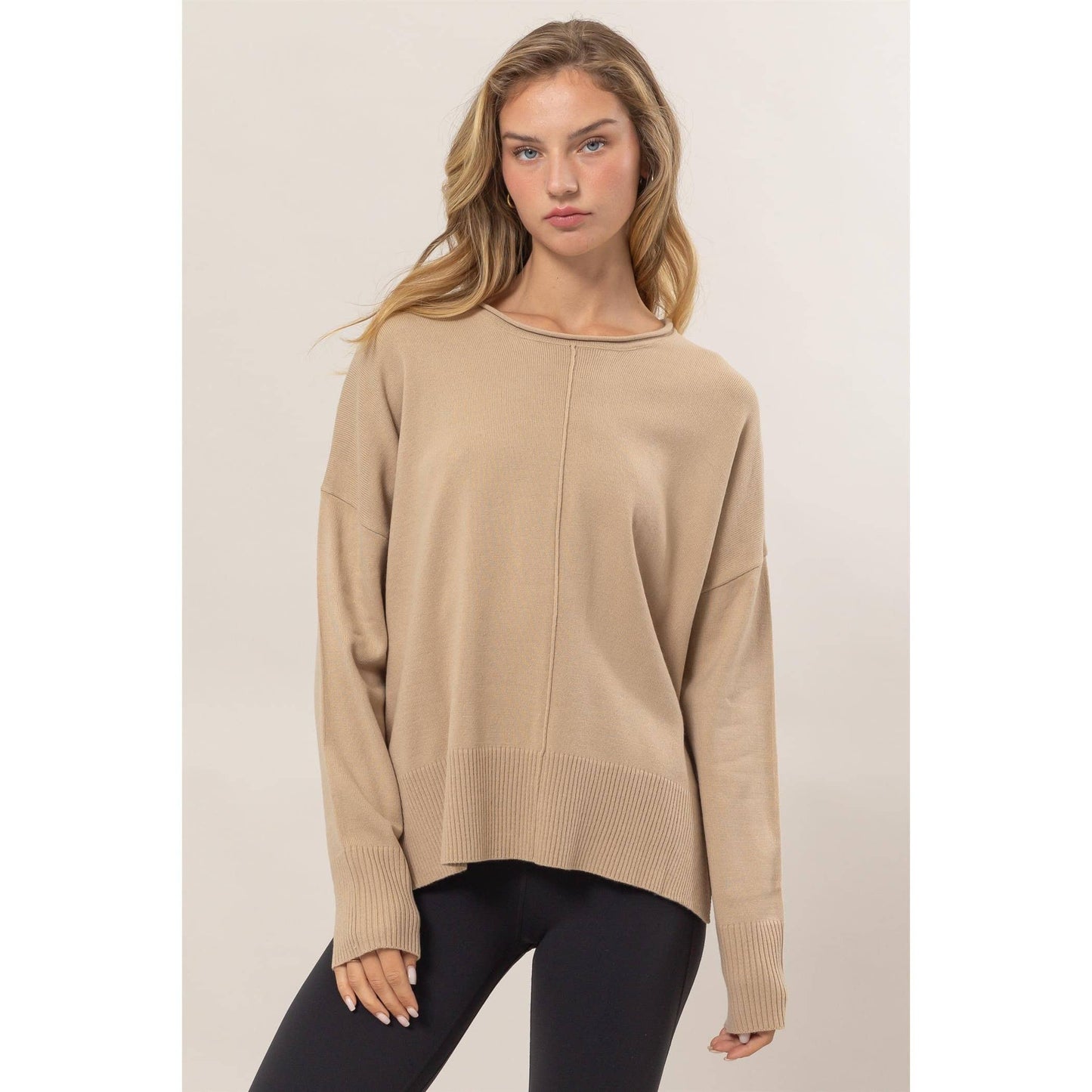 Drop Shoulder Sweater