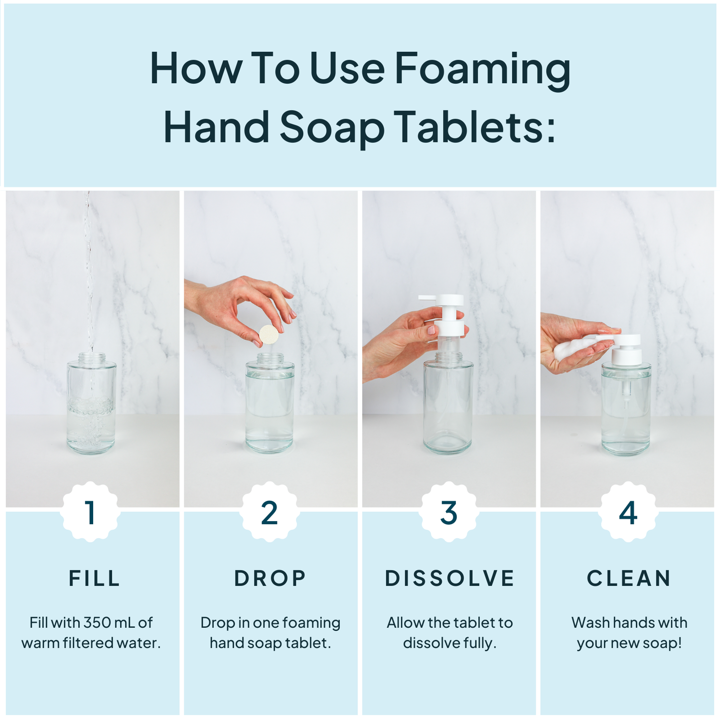 Warm Coconut Concentrated Foaming Hand Soap Refill Tablet