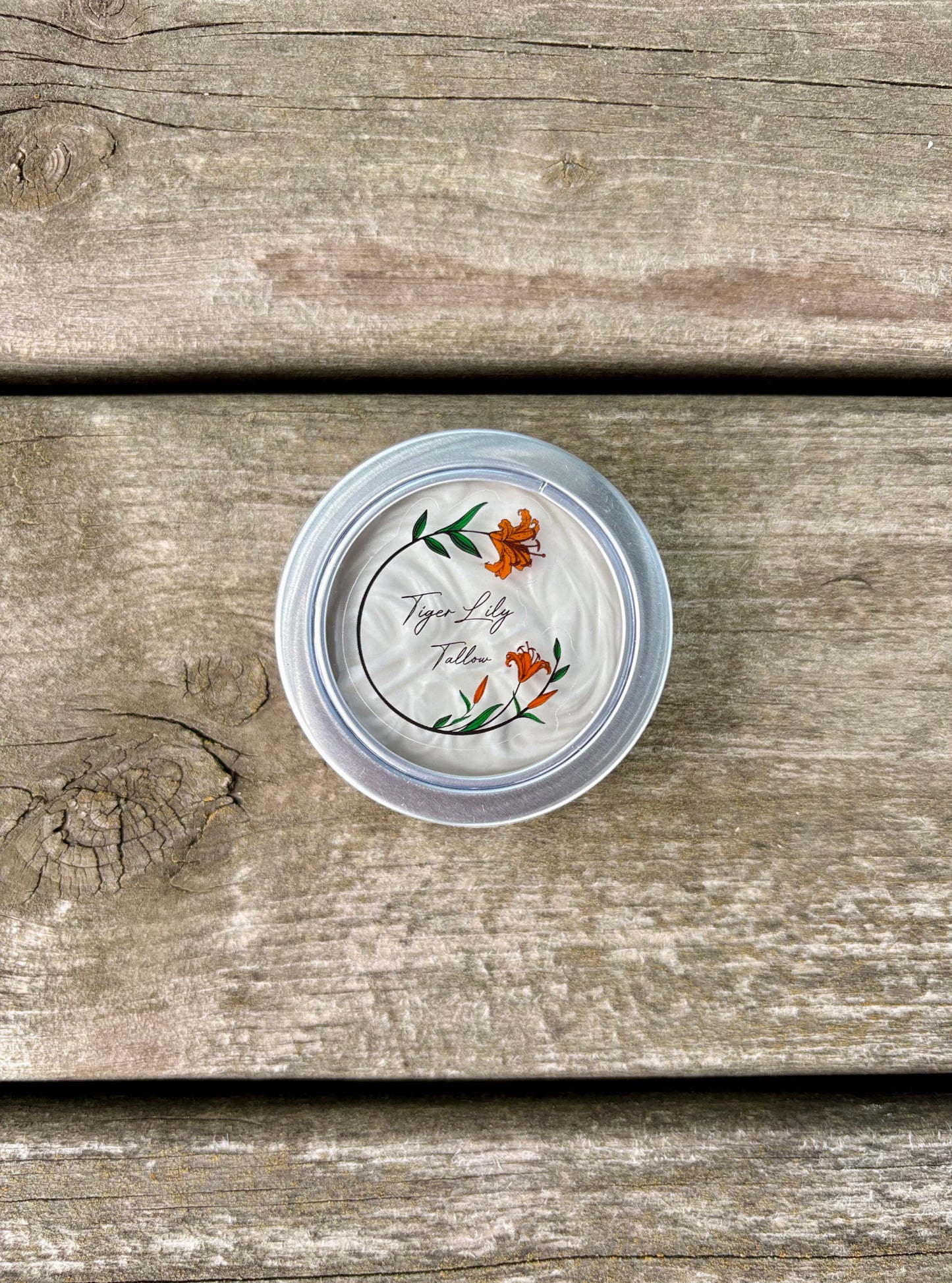 Tiger Lily Tallow Lotion- Ocean Breeze-z