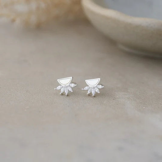 Antique Studs - Mother of Pearl