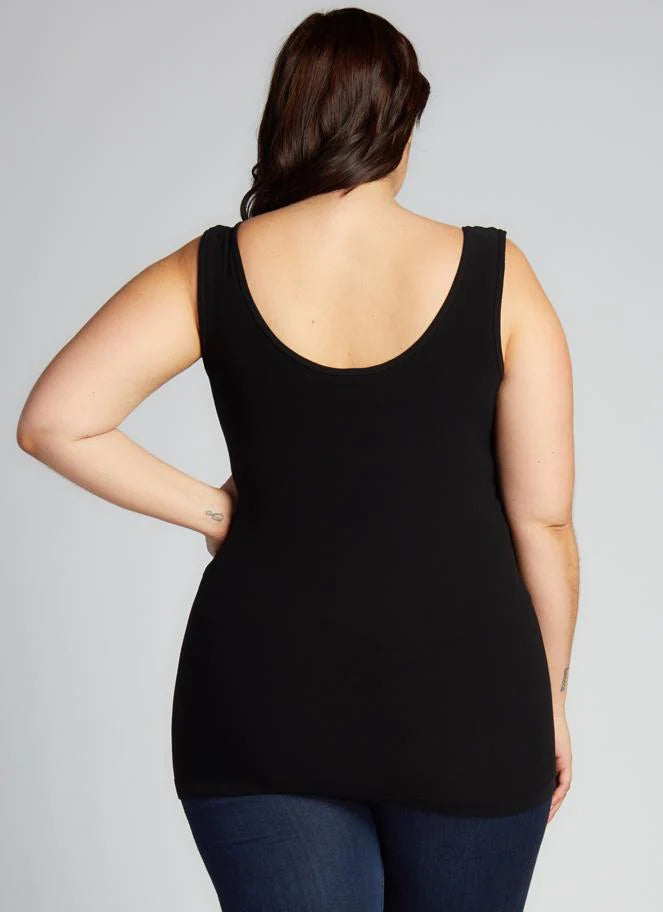 Curvy Bamboo Short Tank
