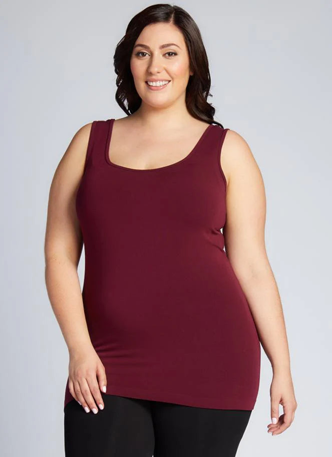 Curvy Bamboo Short Tank