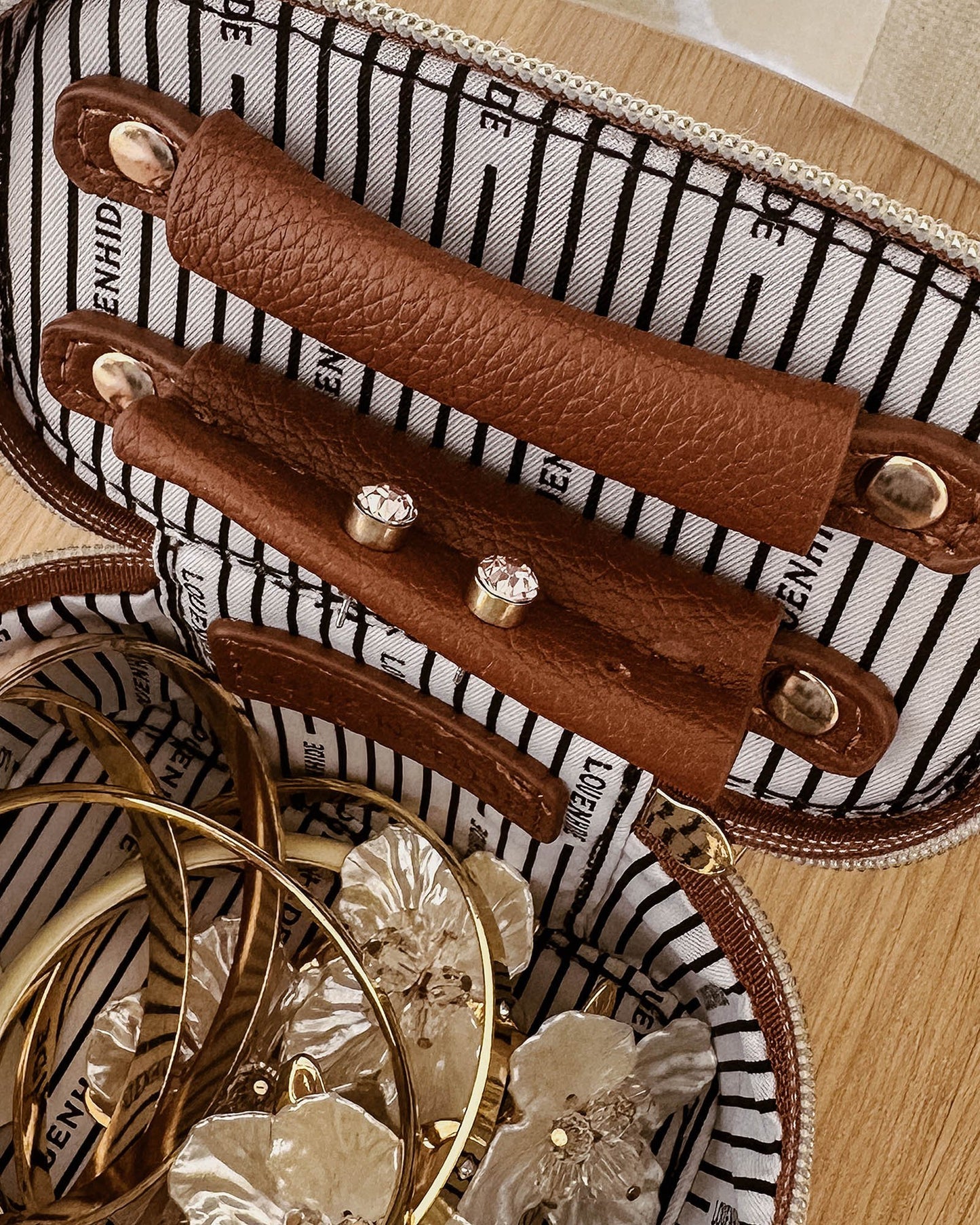 Trudy Jewelry Box - Natural Tan