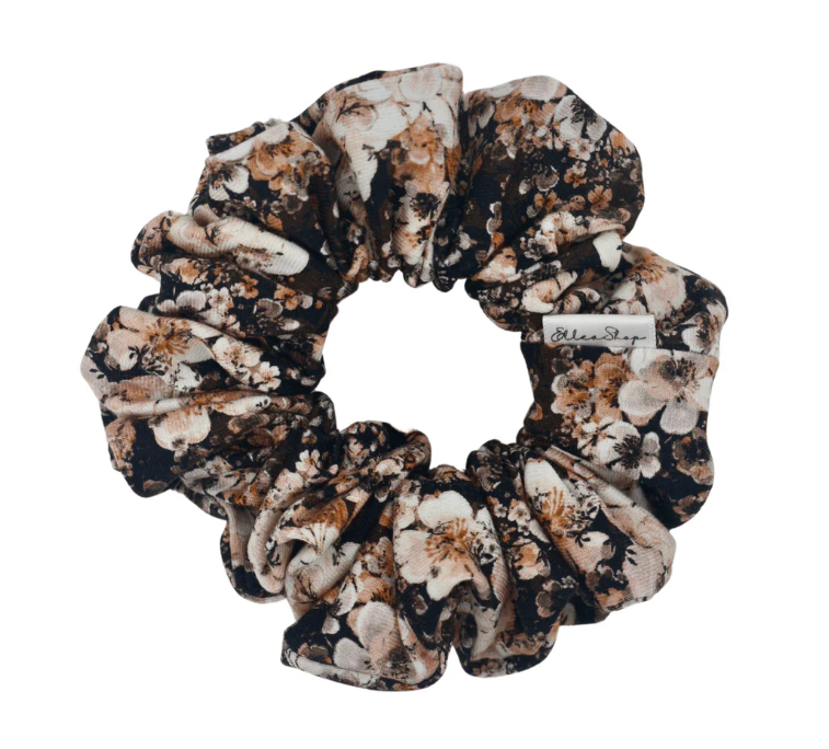Vintage Floral Scrunchie