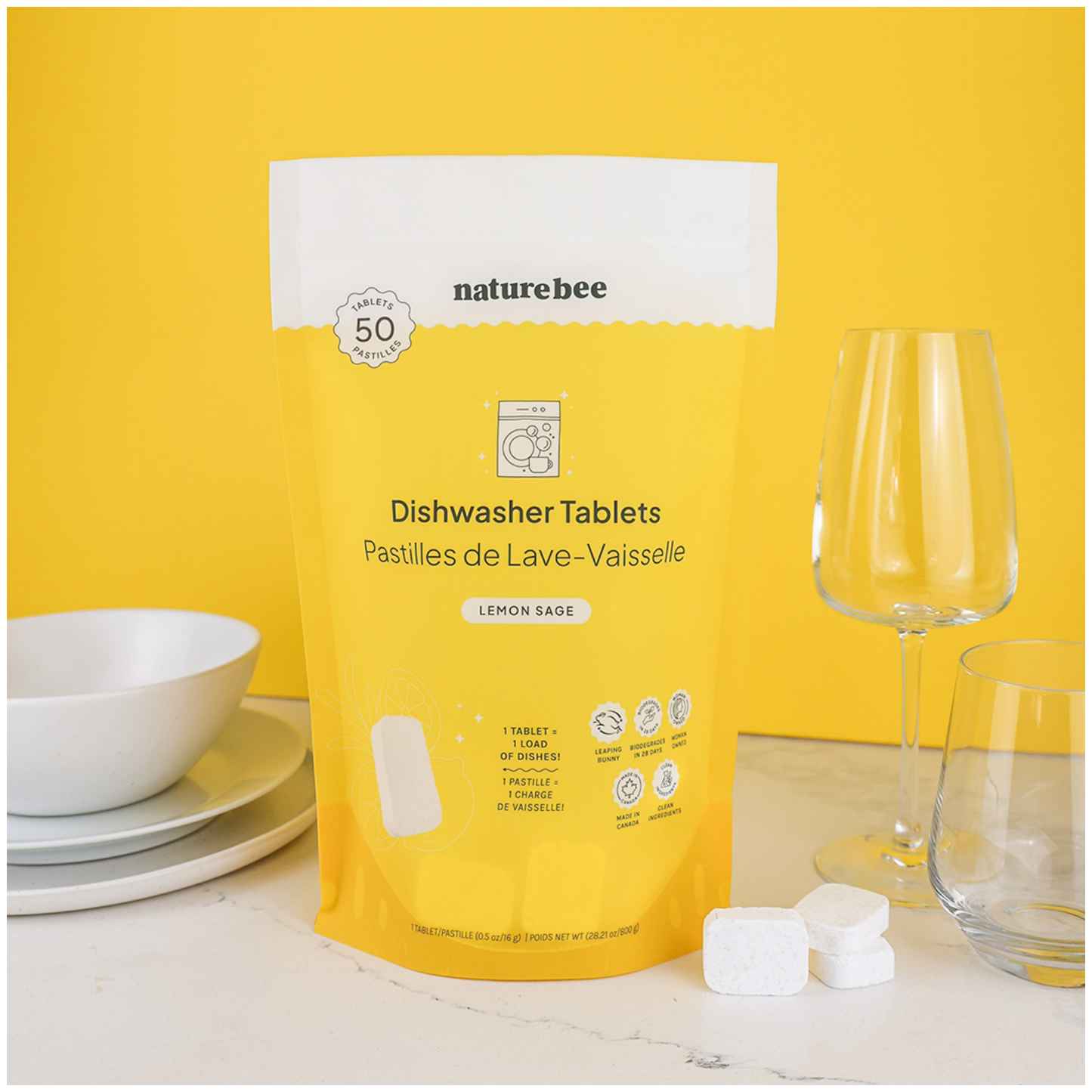 Dishwasher Tablets Lemon | MADE IN CANADA