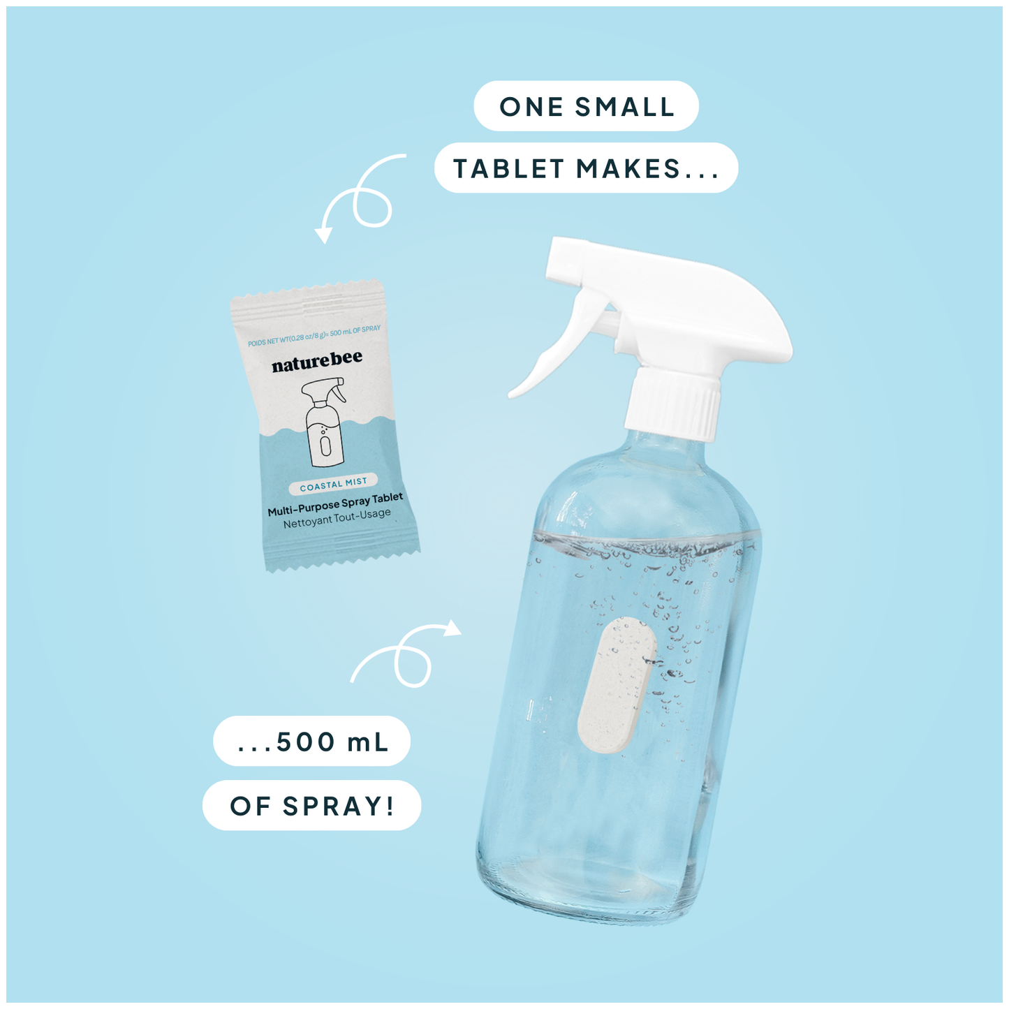Coastal Mist Concentrated Multi-Purpose Spray Tablet