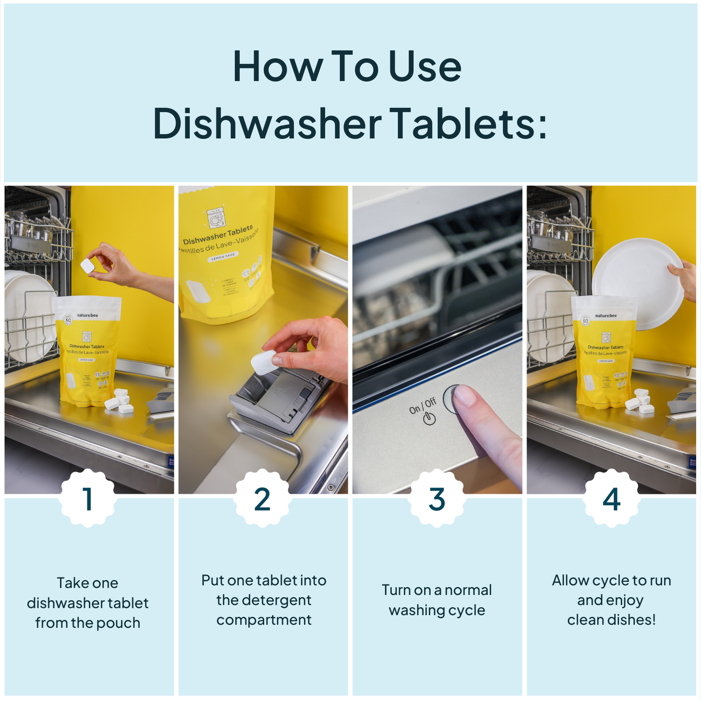 Dishwasher Tablets Lemon | MADE IN CANADA