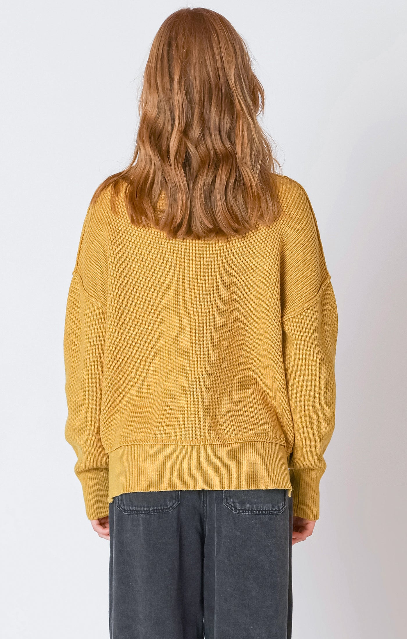 Mockneck Sweater - Ochre