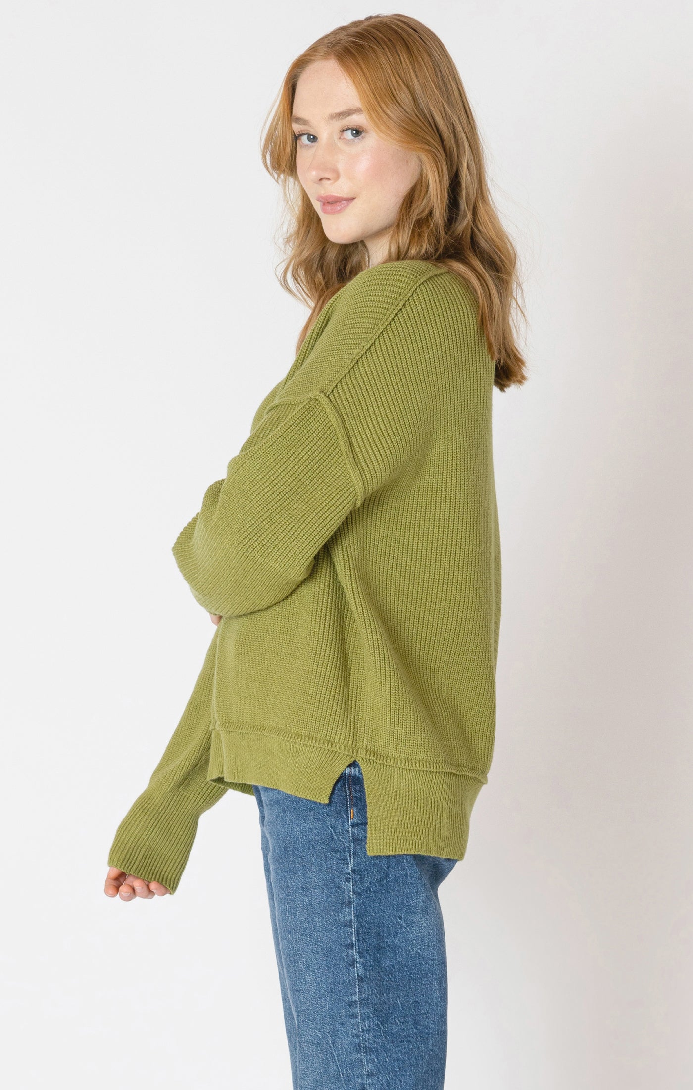 Mockneck Sweater - Oregano