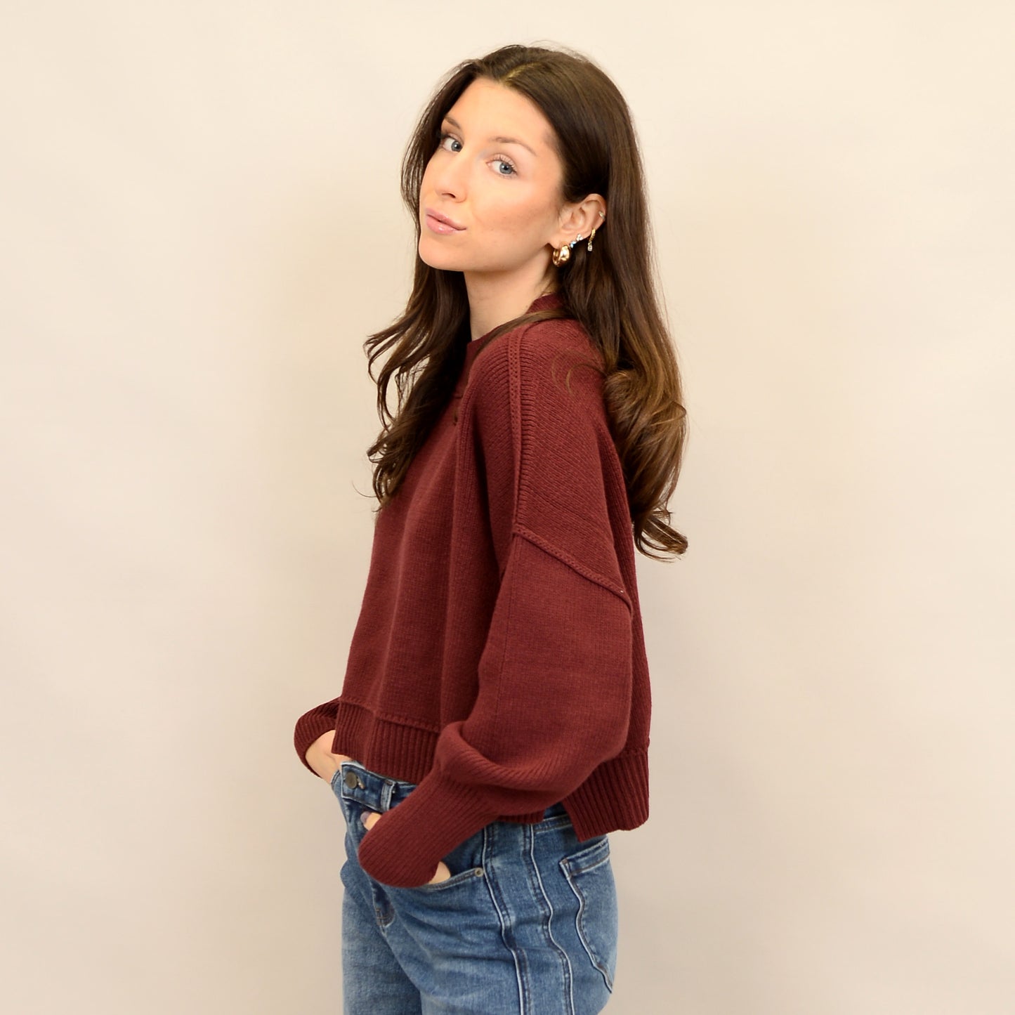 Sumire Long Sleeve Crewneck Pullover