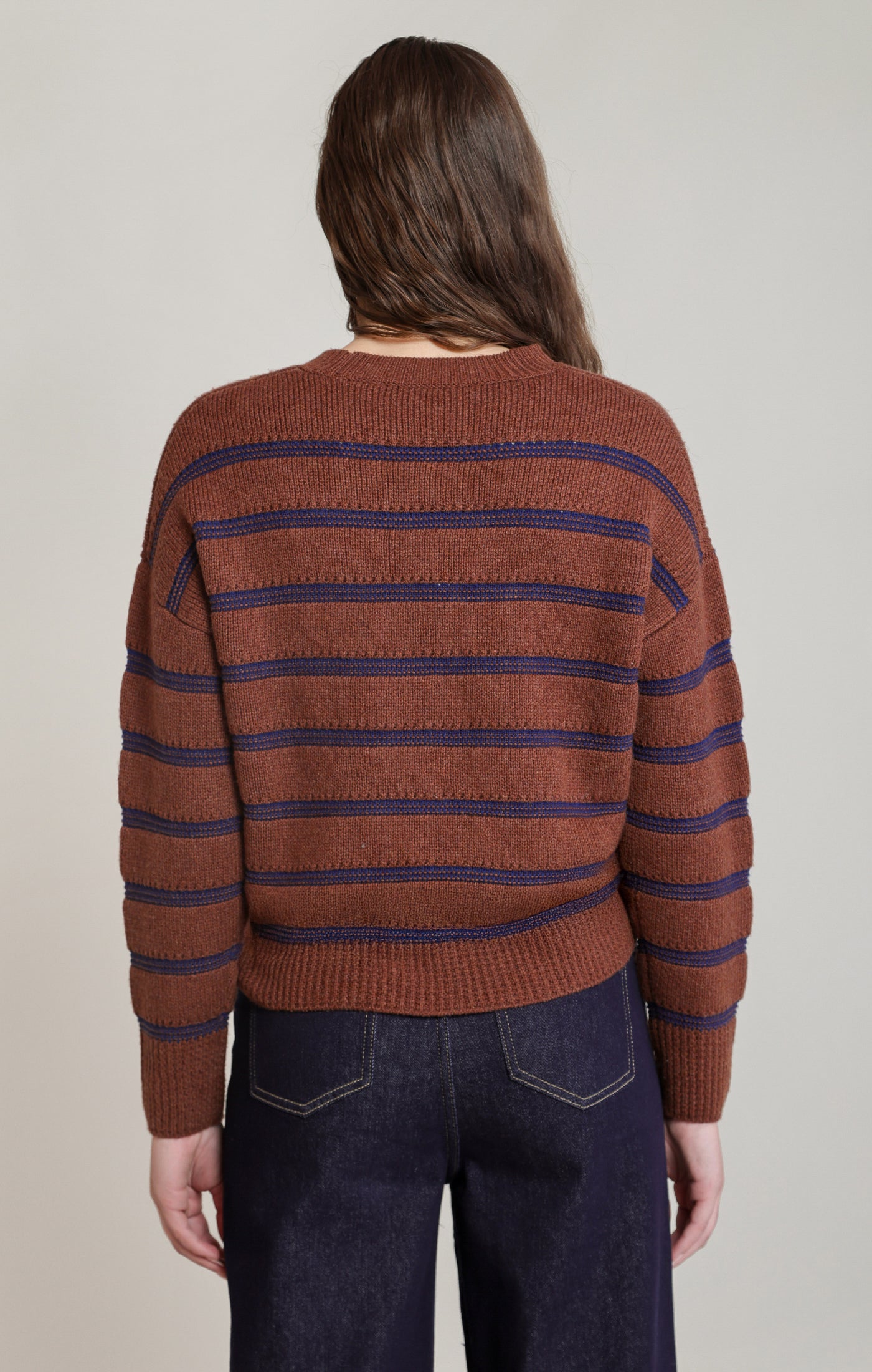 Stripe Crewneck Sweater