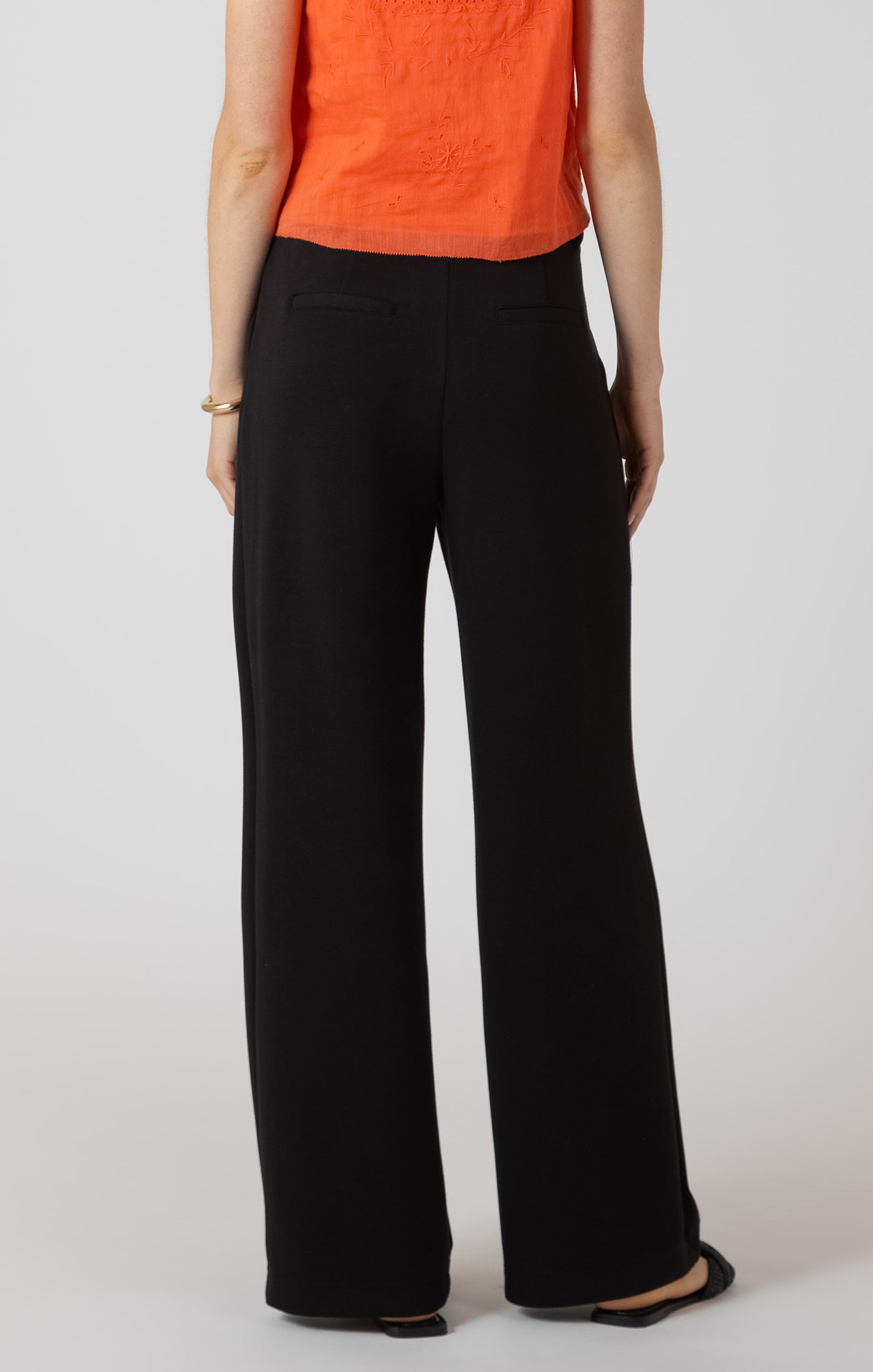 Scuba Knit Trouser - Black
