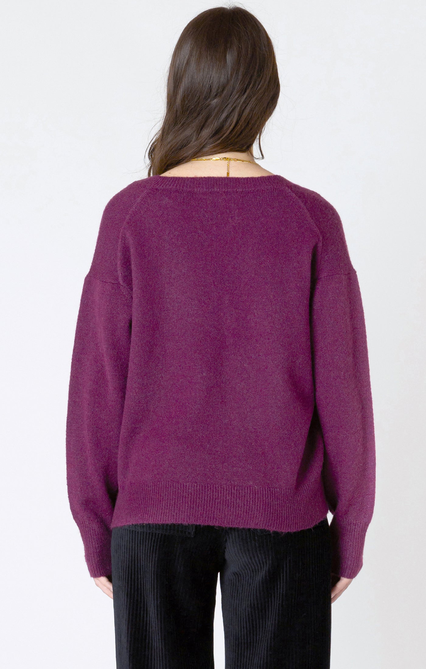 Soft Touch Sweater - Plum