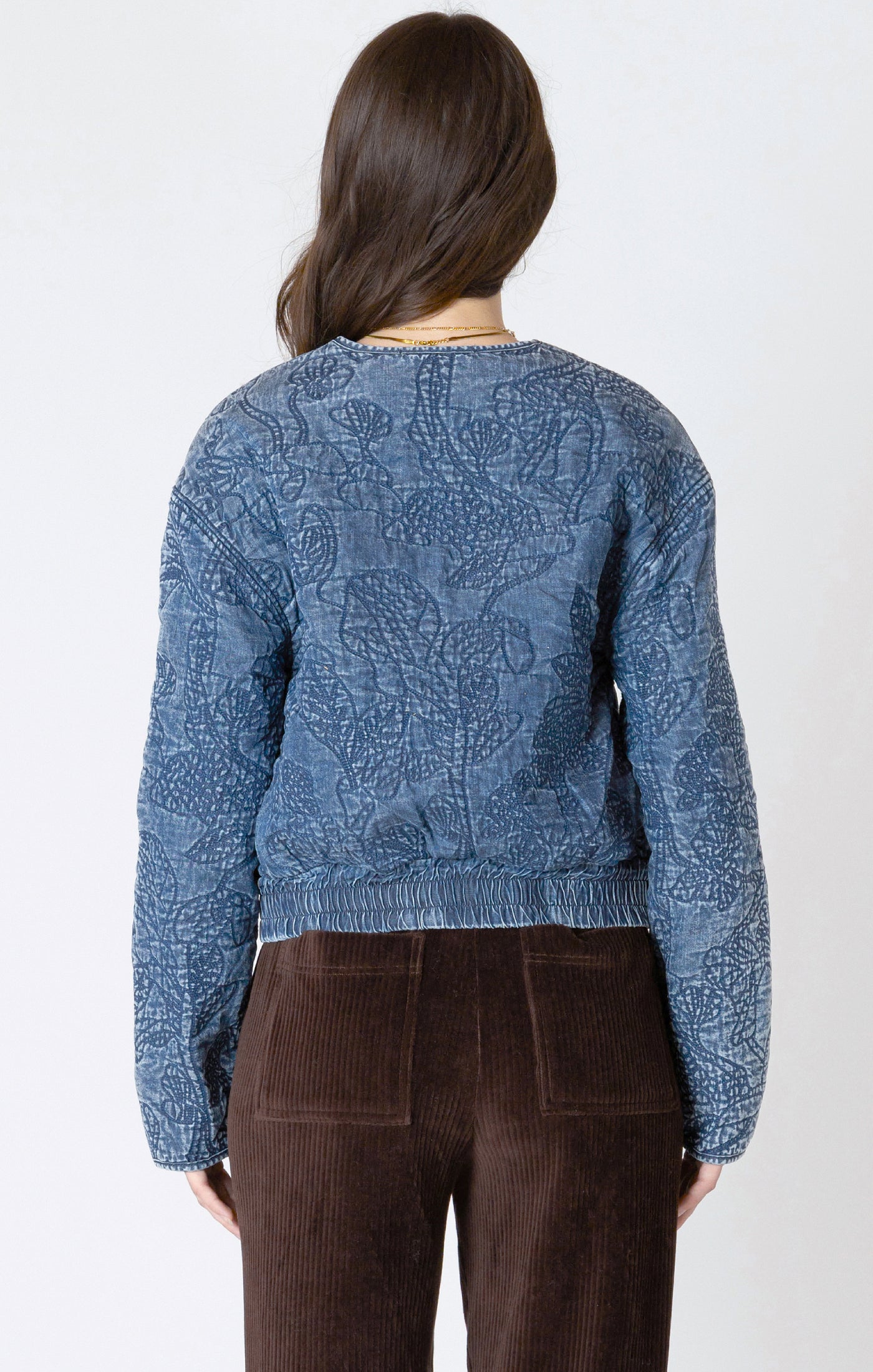 Quilted Bomber Jacket