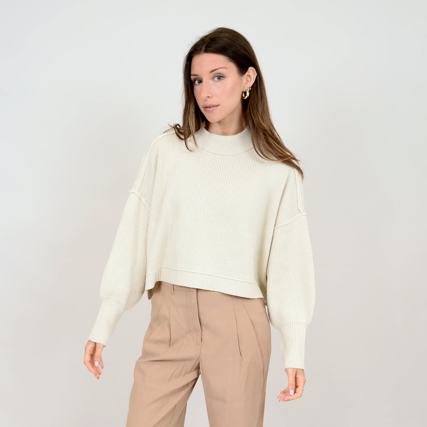 Sumire Long Sleeve Crewneck Pullover