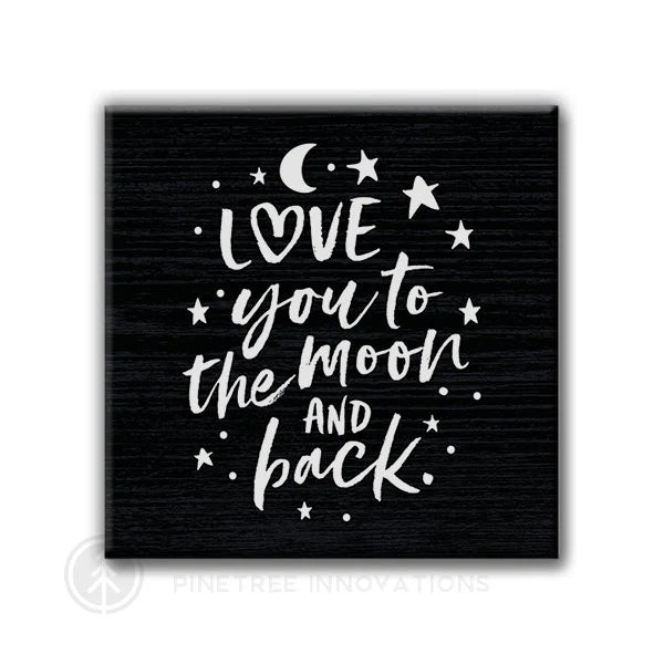 Moon & Back Magnet