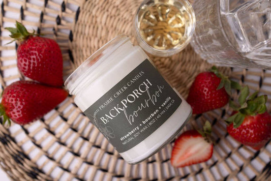 BACK PORCH BOURNON SOY WAX CANDLE: 8oz