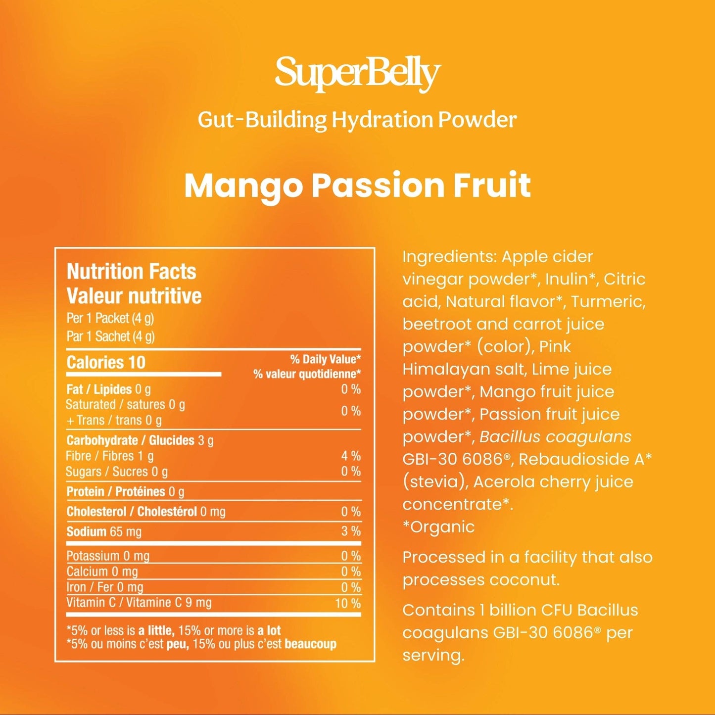 SuperBelly - Mango Passion Fruit